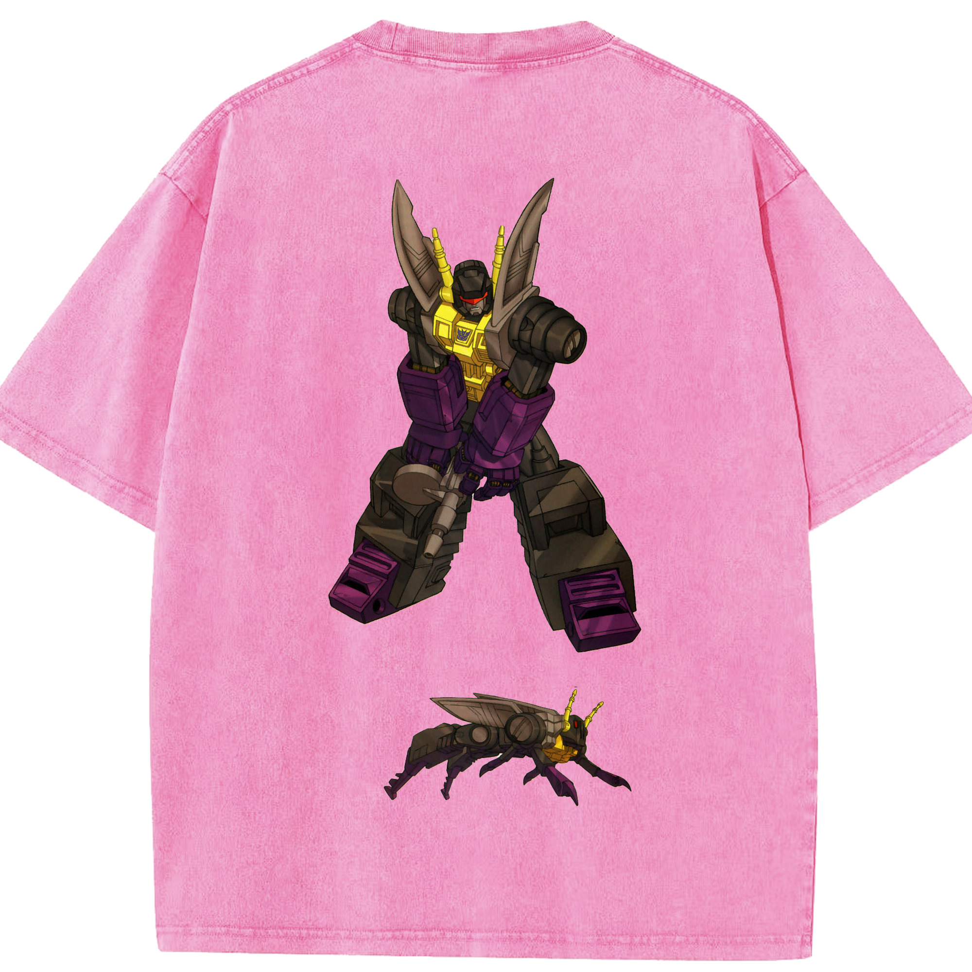 （画像用）  綿100% ヴィンテージ風 半袖Tシャツ（背面プリント）